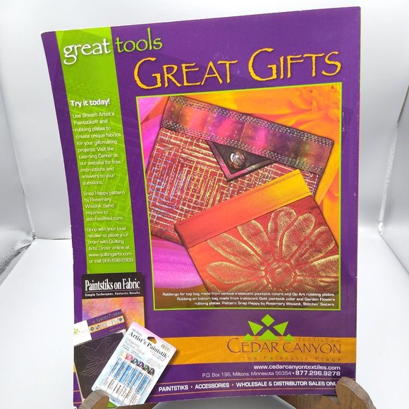 Vintage Craft Patterns, Quilting Arts Magazine, Holiday 2008 2009, Christmas - Picture 2 of 3